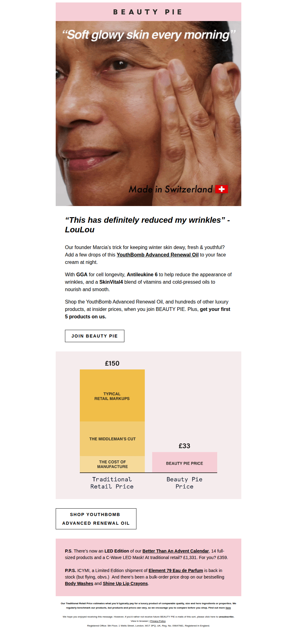 Someone's paying £150 for a face oil like this. 🤷‍♀️