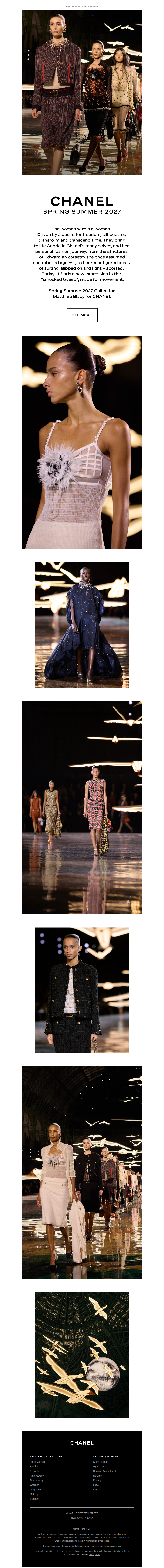 Highlights from the CHANEL Spring Summer 2027 show