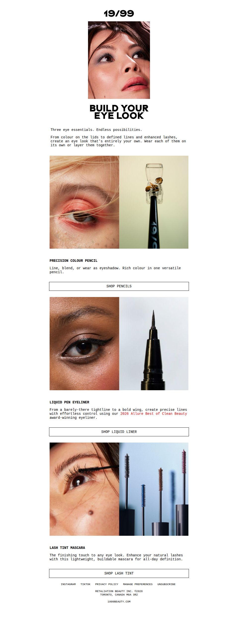 Build Your Eye Look.