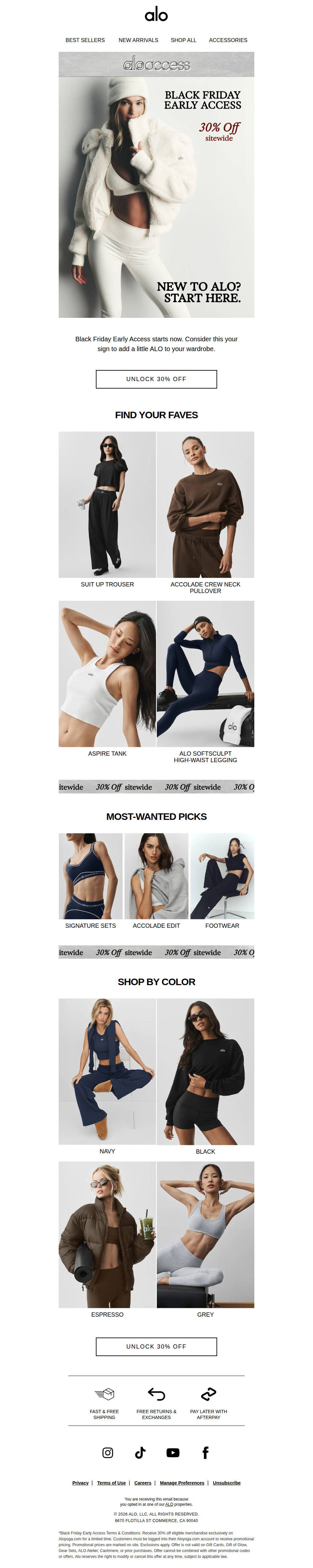 30% OFF STARTS NOW (not a drill)