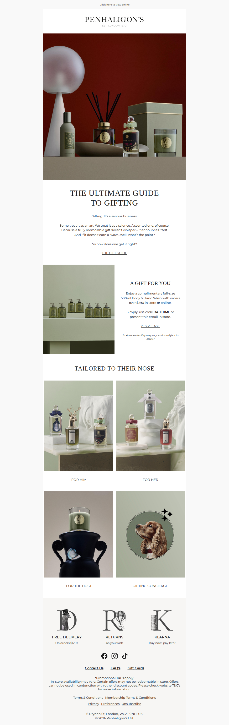 Penhaligon’s Ultimate Guide to Gifting​