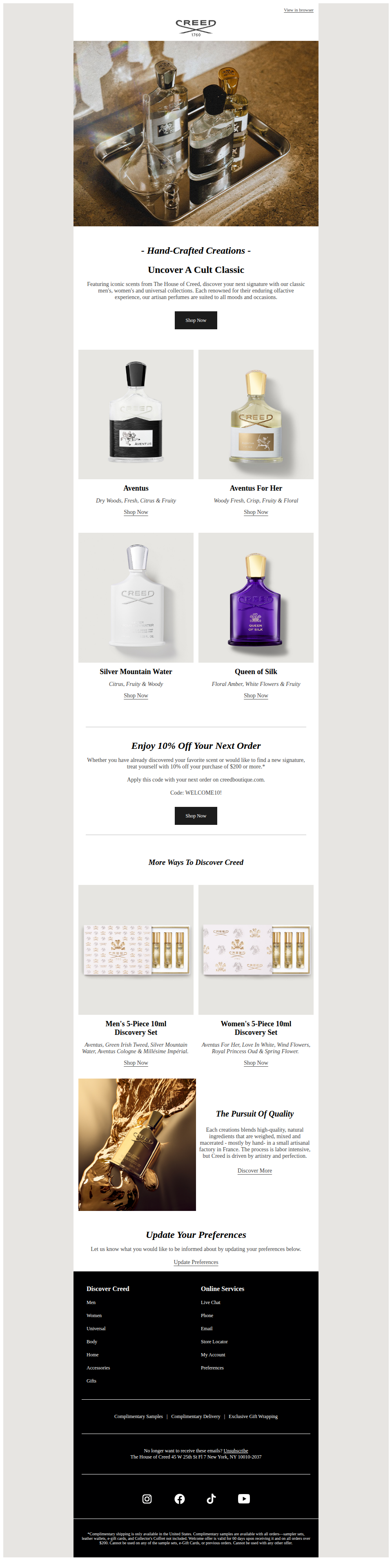 Explore Our Cult Classic Fragrances