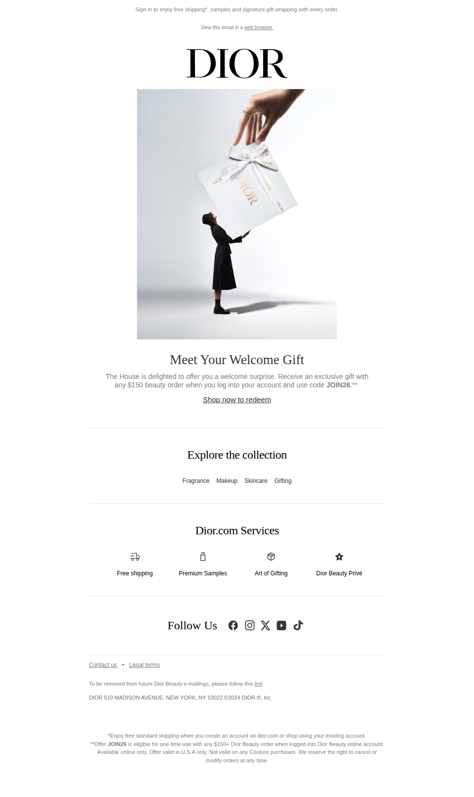 YOUR GIFT | Exclusively from Dior
