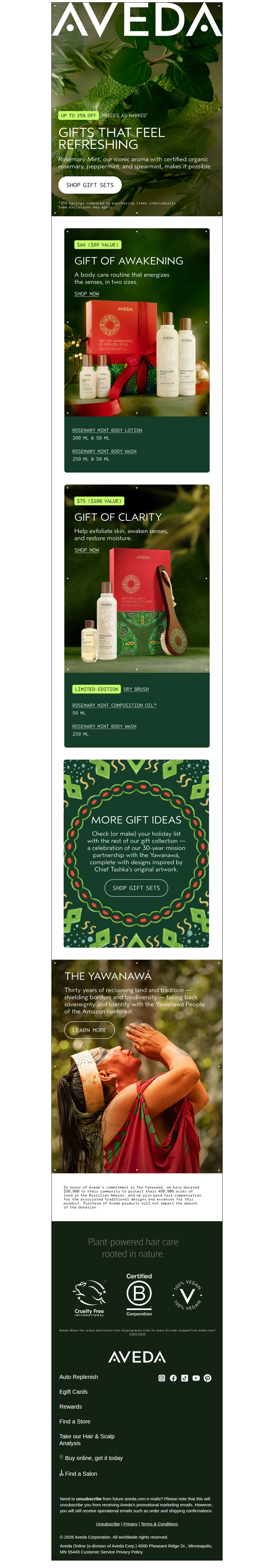 2 ways to give them our iconic Rosemary Mint aroma