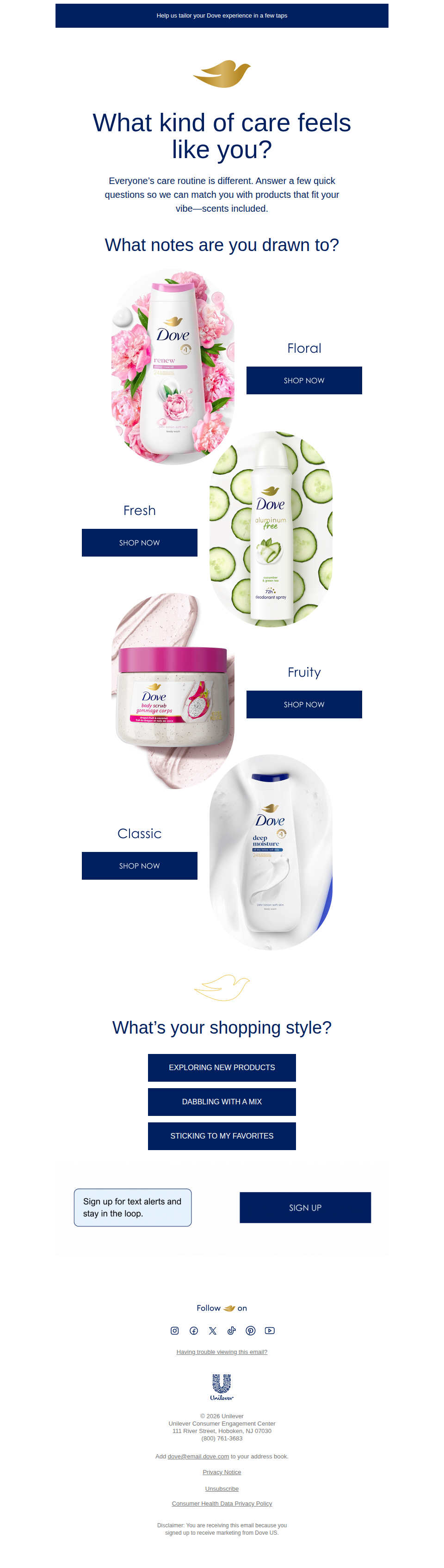 Let’s personalize your care ✍️ 