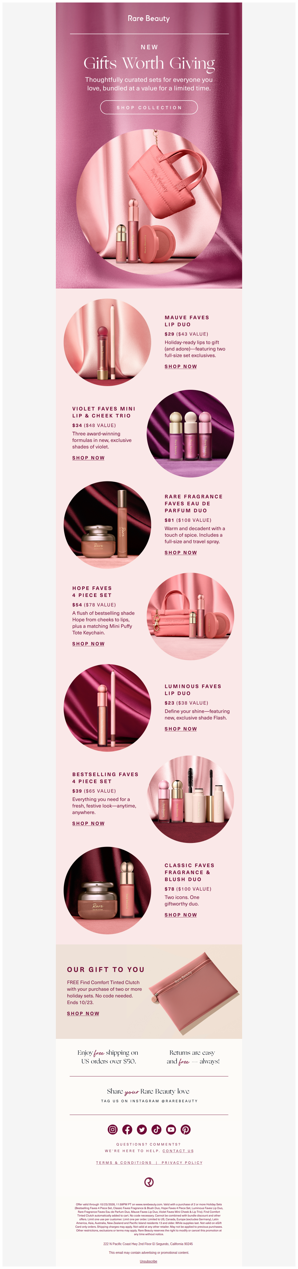 Beat the holiday rush—shop limited-edition sets 🎁