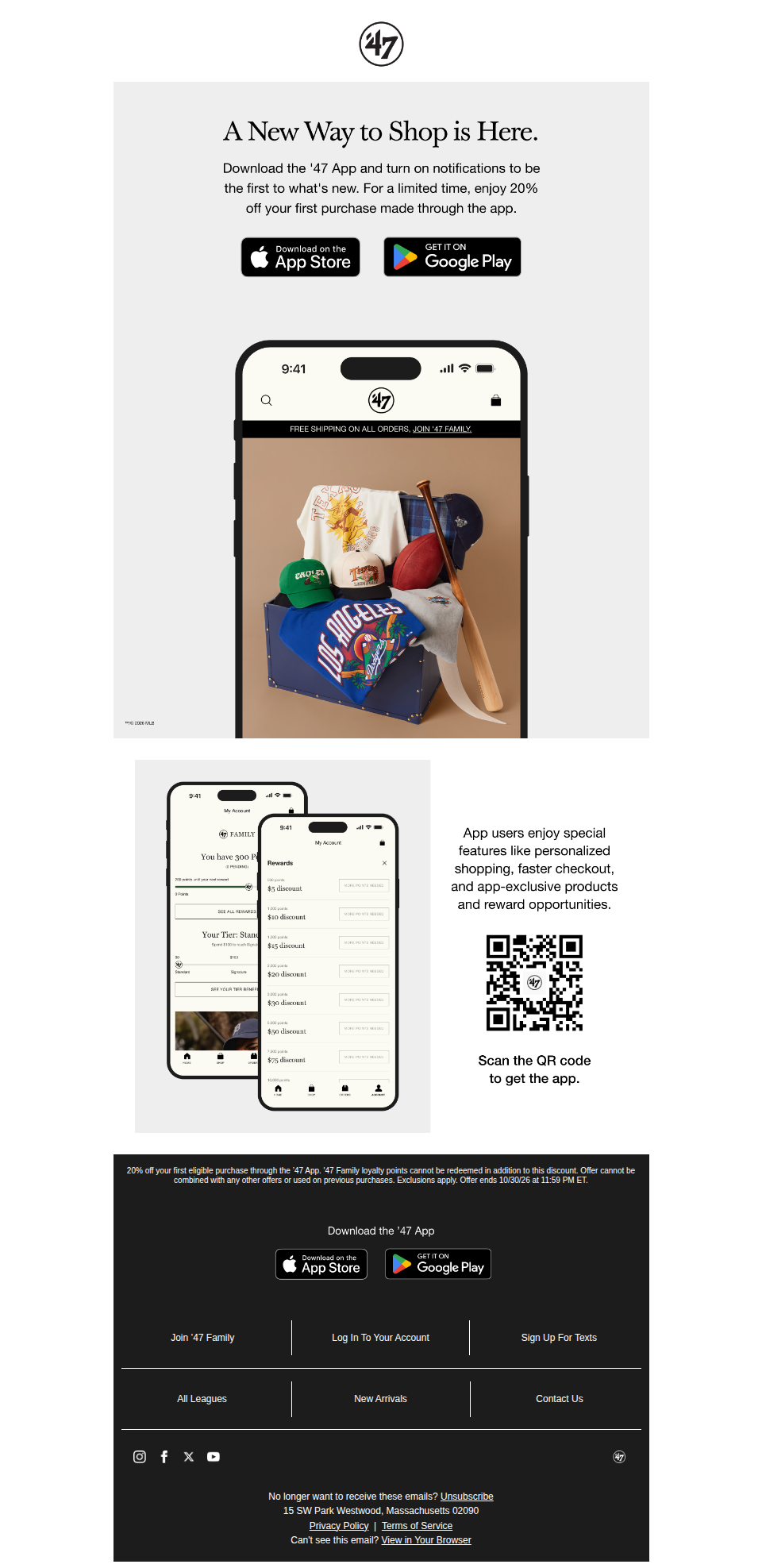 Today's Lineup: Sports Equinox + 20% Off App