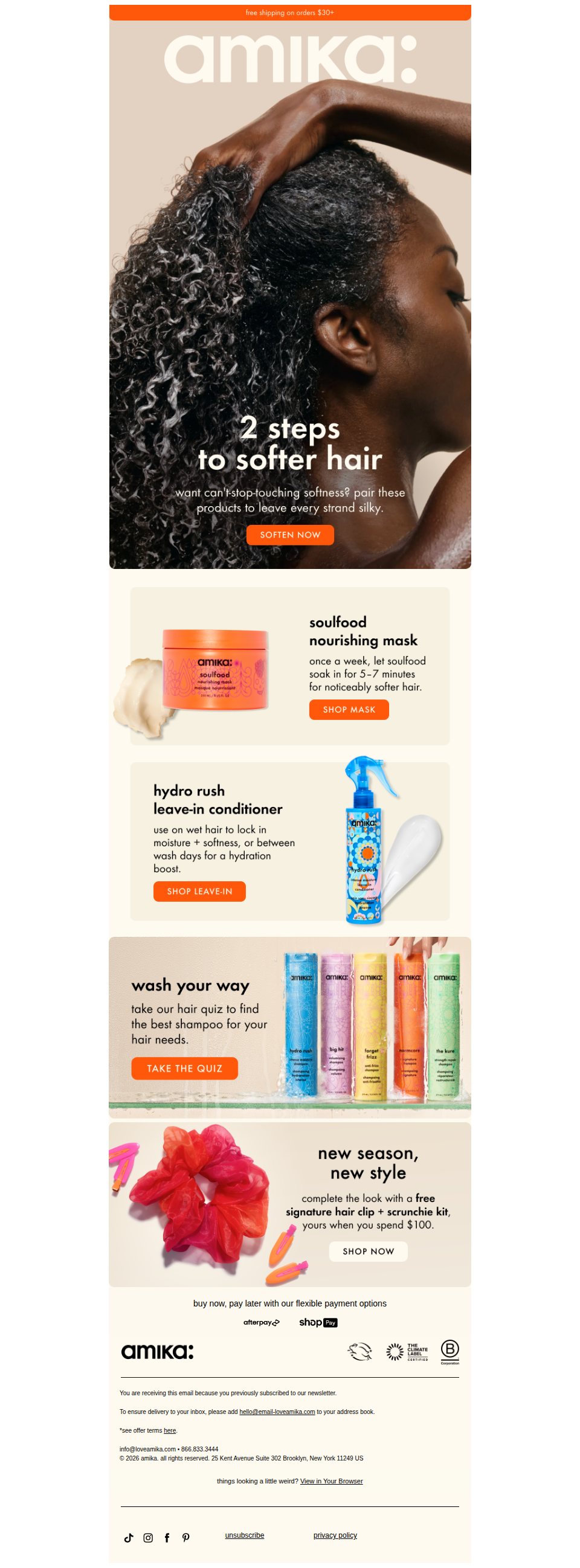 your shortcut to softer hair 🧸