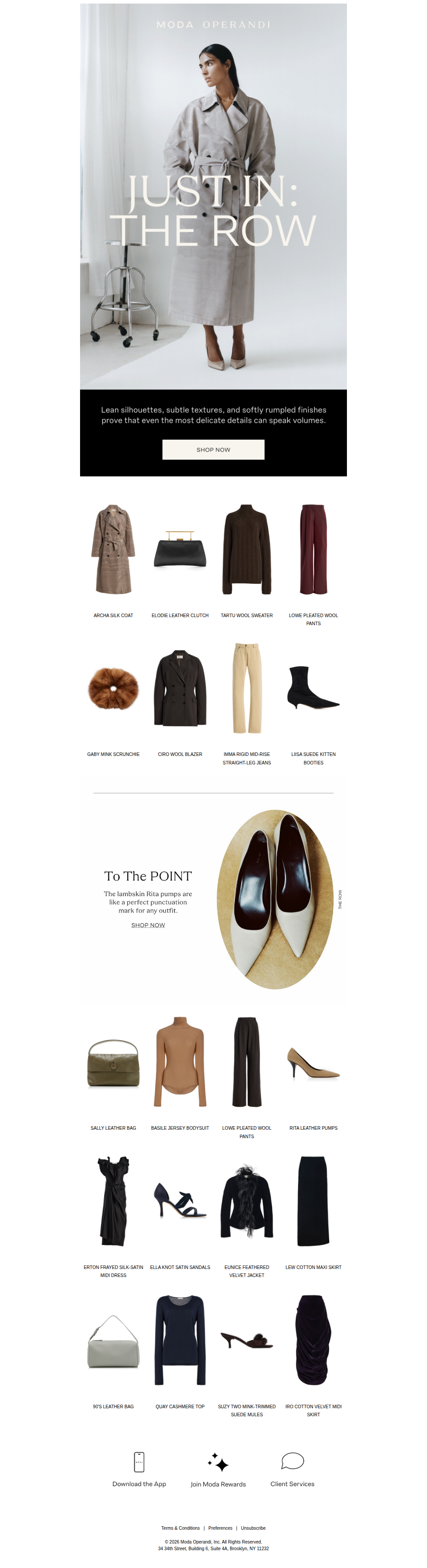 Just In: THE ROW