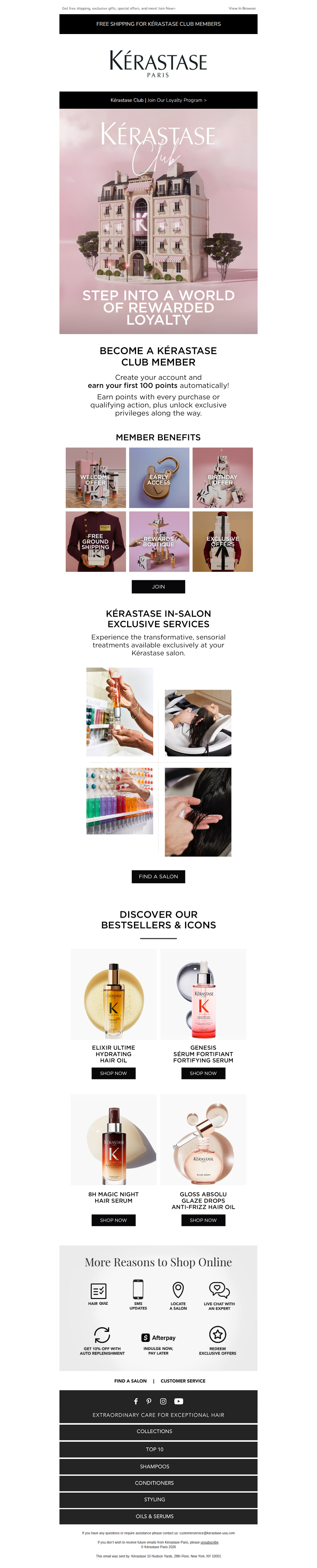 Unlock a world of exclusive perks and your first 100 points