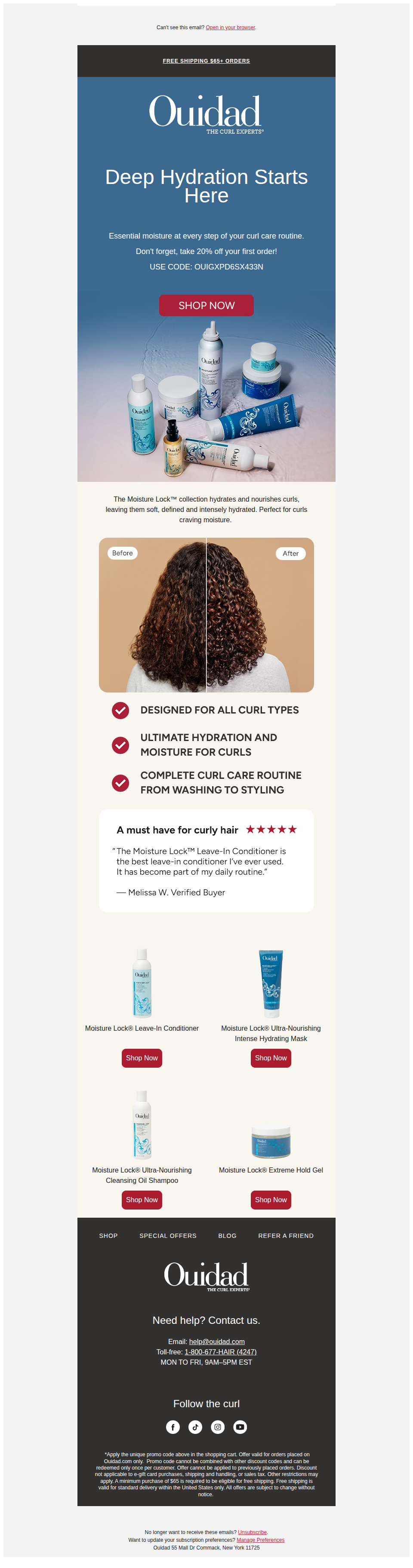 The Ultimate Curl Hydration—At Its Max