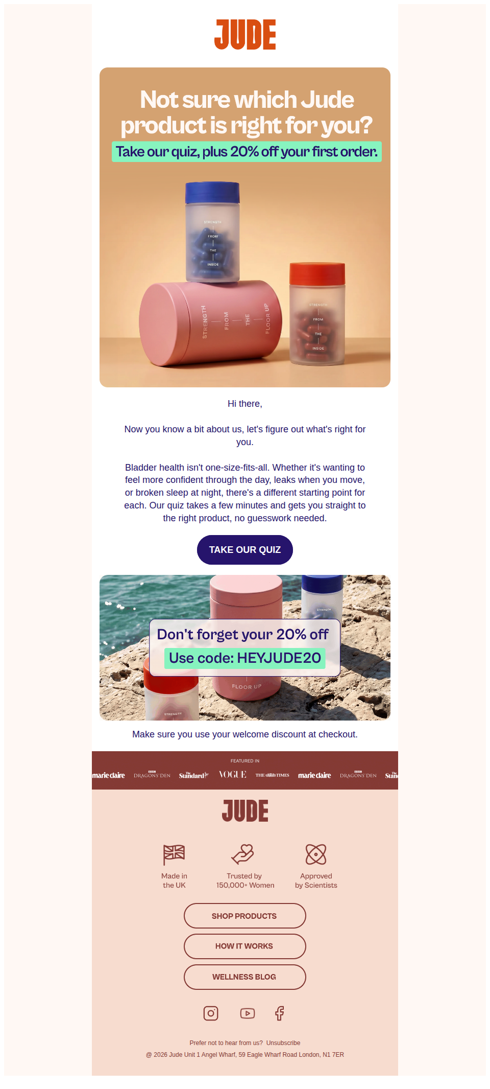 Which Jude product is right for you?