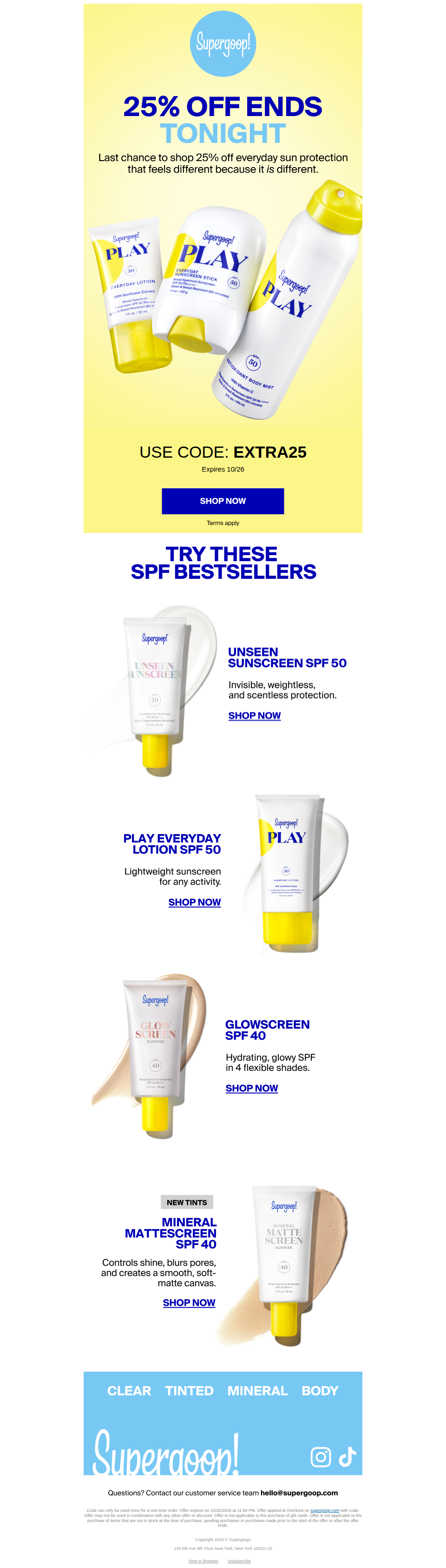Ends TONIGHT: 25% off your first order