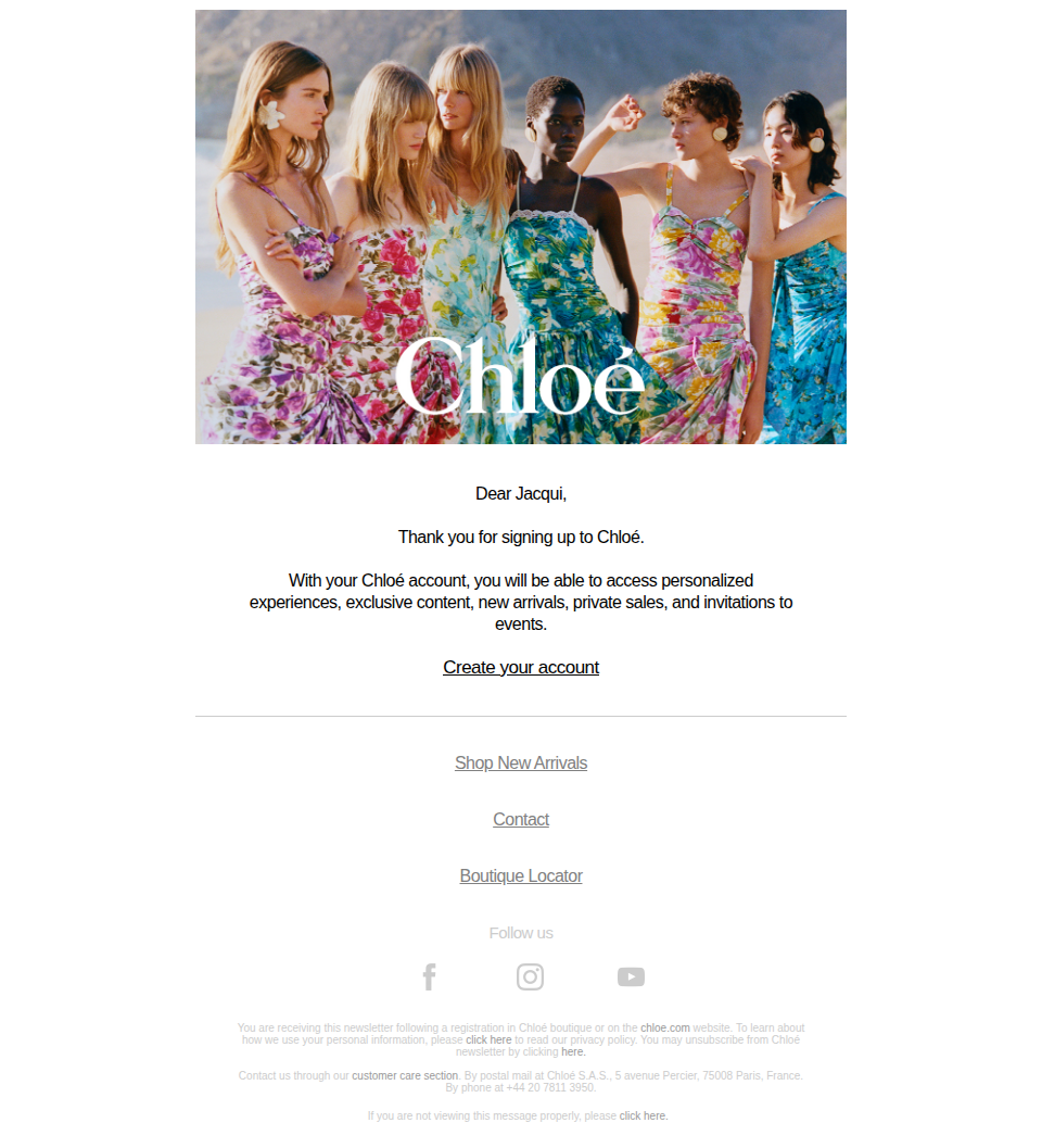 Welcome to Chloé