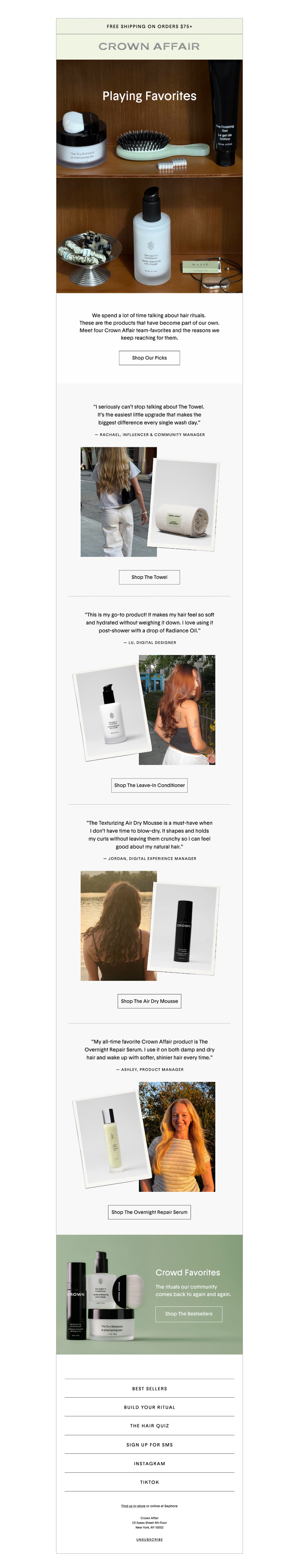 Inside Our Team’s Hair Rituals