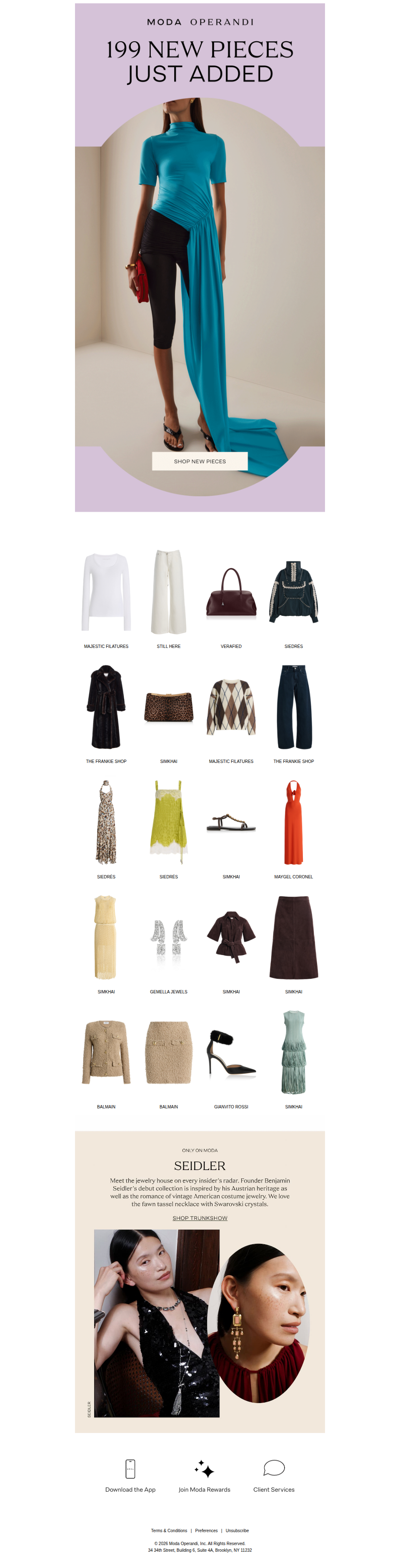 The latest arrivals, all in one place