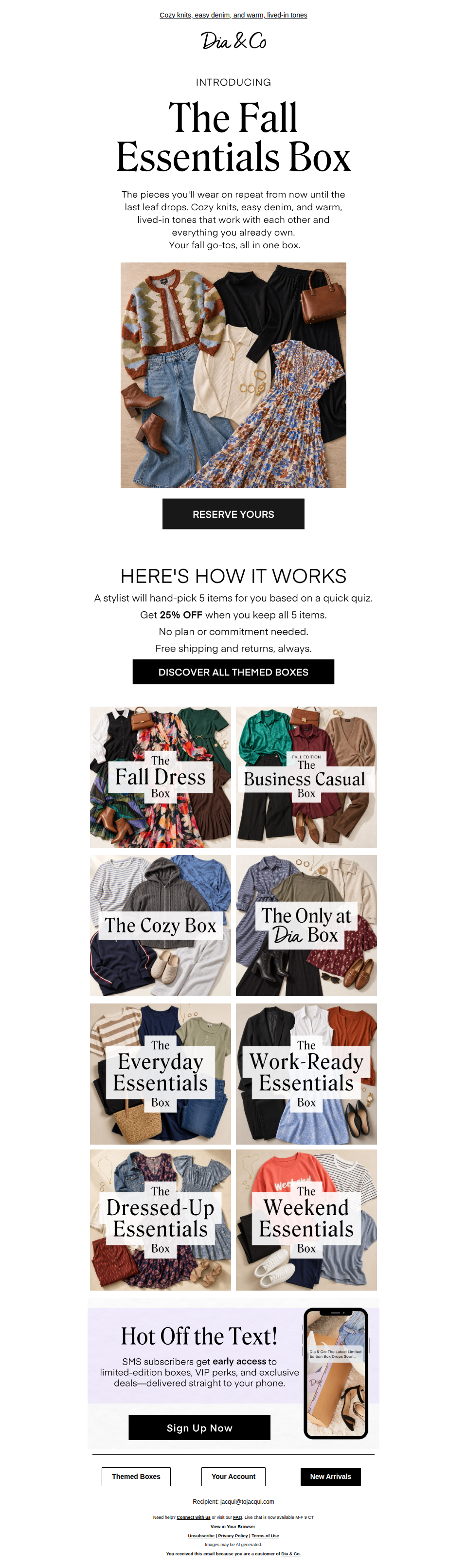 Skip the “nothing to wear” spiral this fall