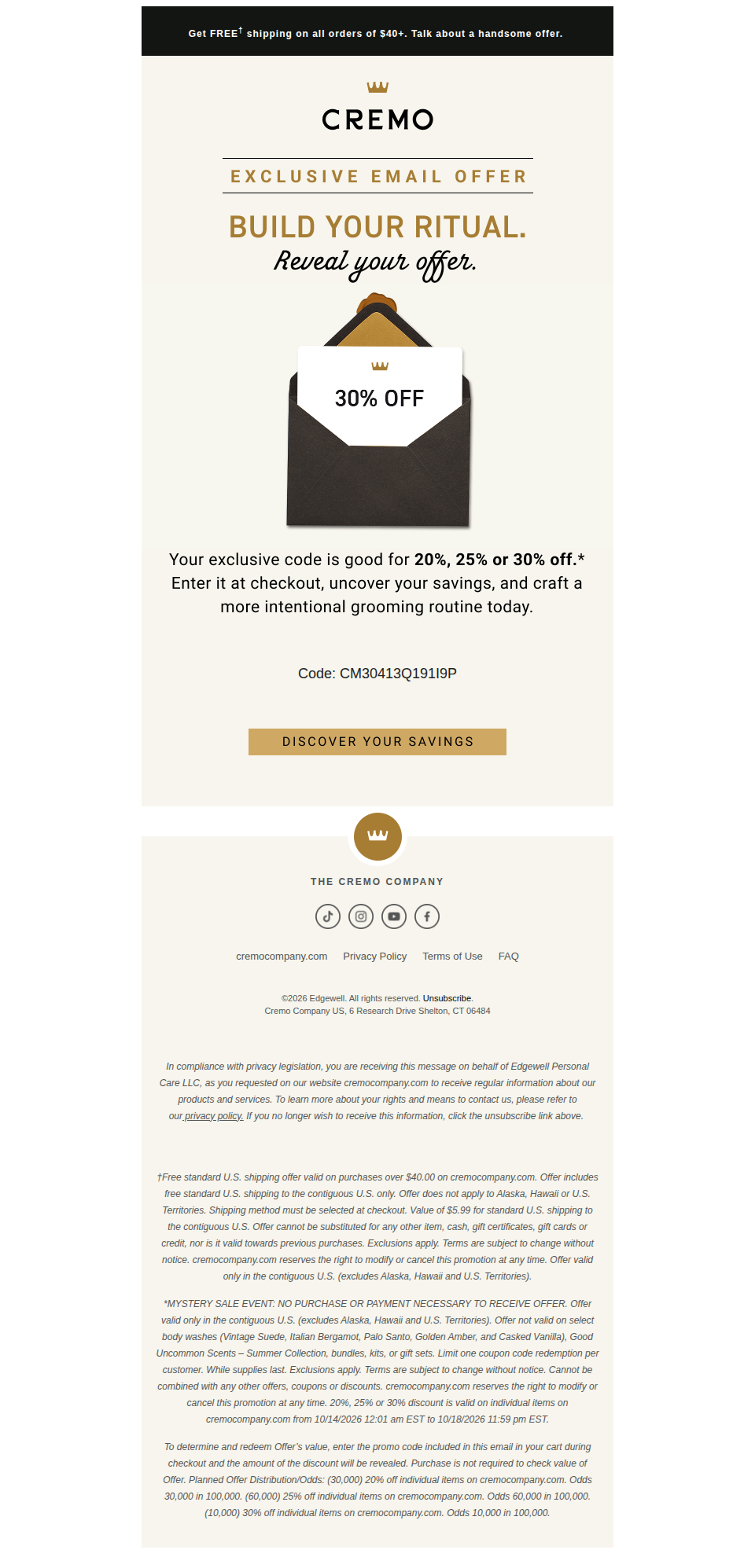 Ends tonight – save up to 30%