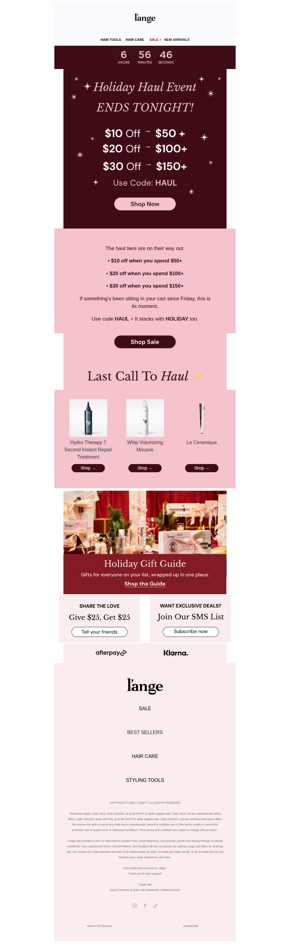$10, $20, or $30 off - this is your last chance!