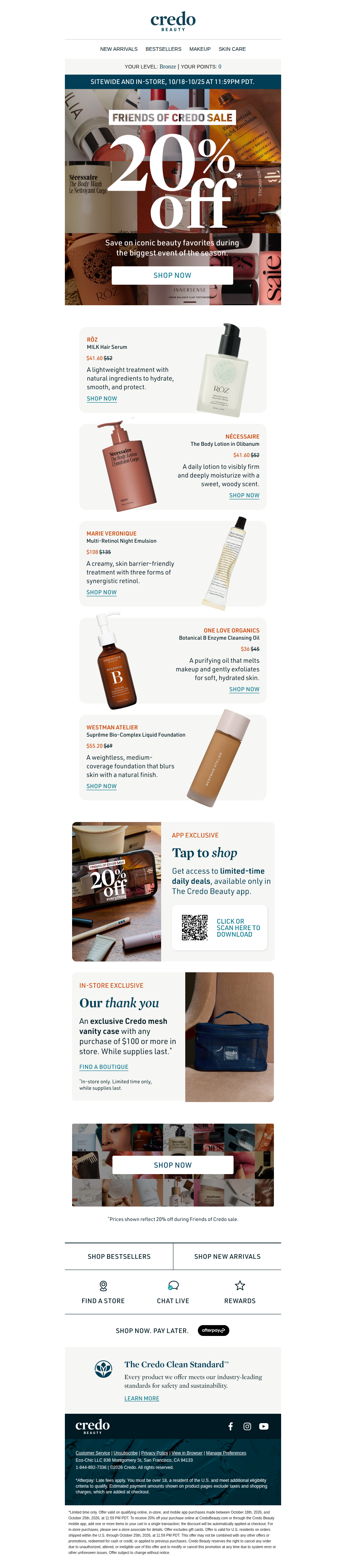 20% off bestsellers for a limited time