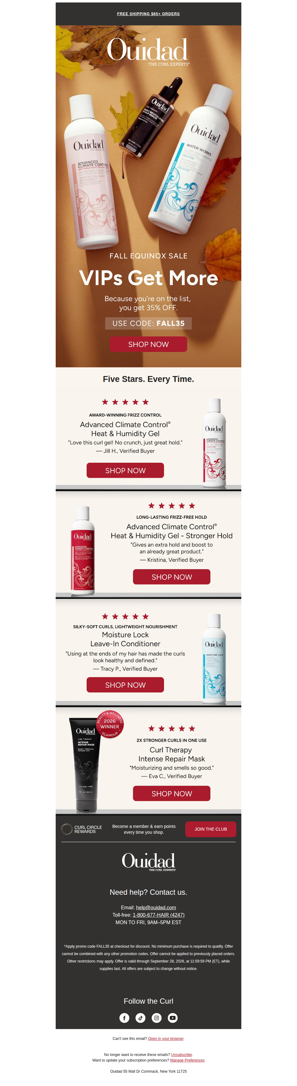 🍁 A New Curl Season Starts With 35% Off