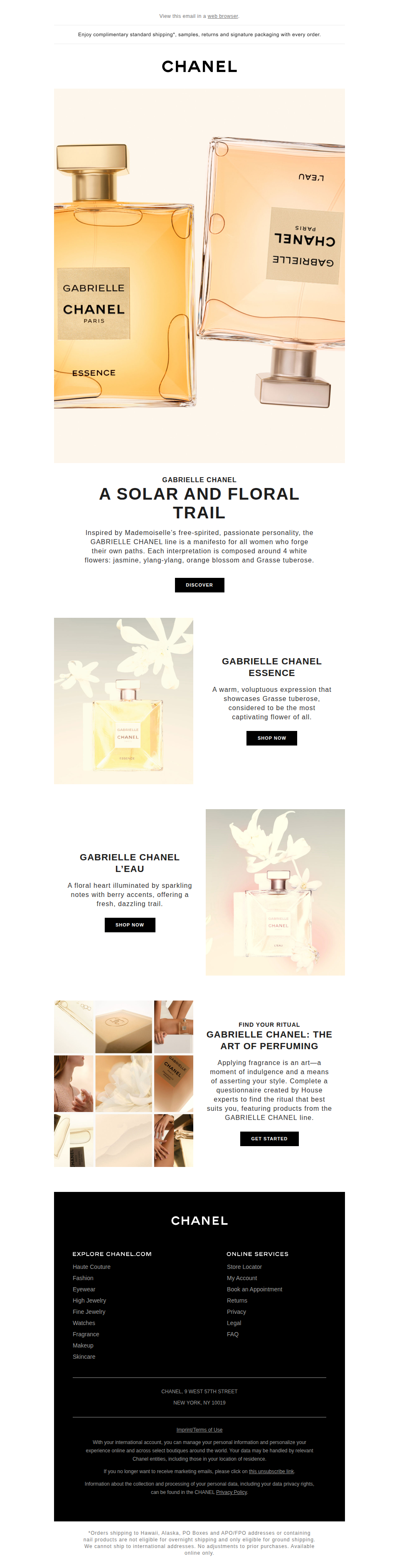 GABRIELLE CHANEL L’EAU and GABRIELLE CHANEL ESSENCE