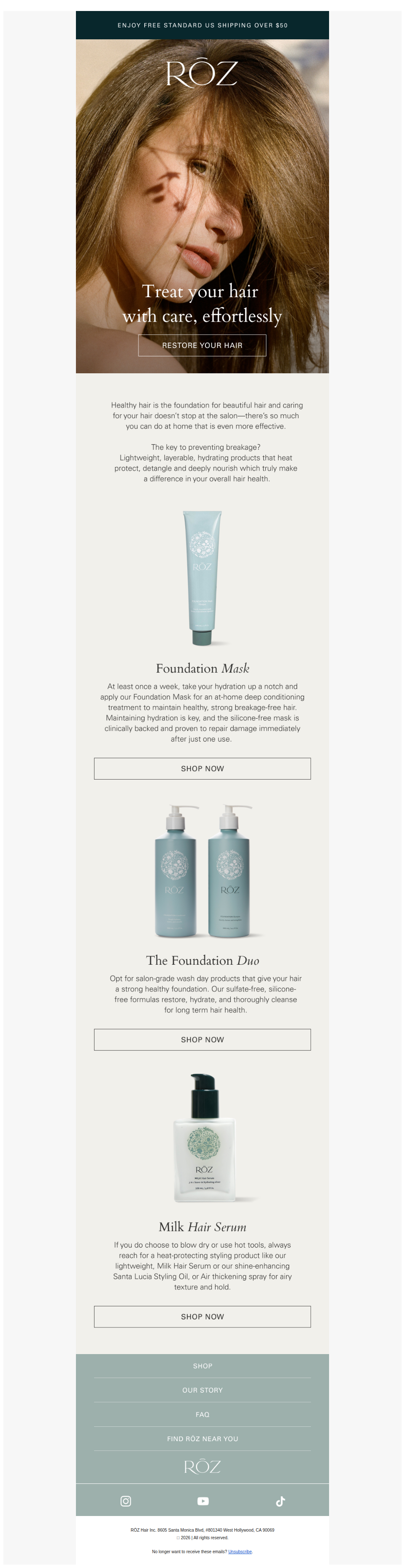 Treat your hair with care, effortlessly