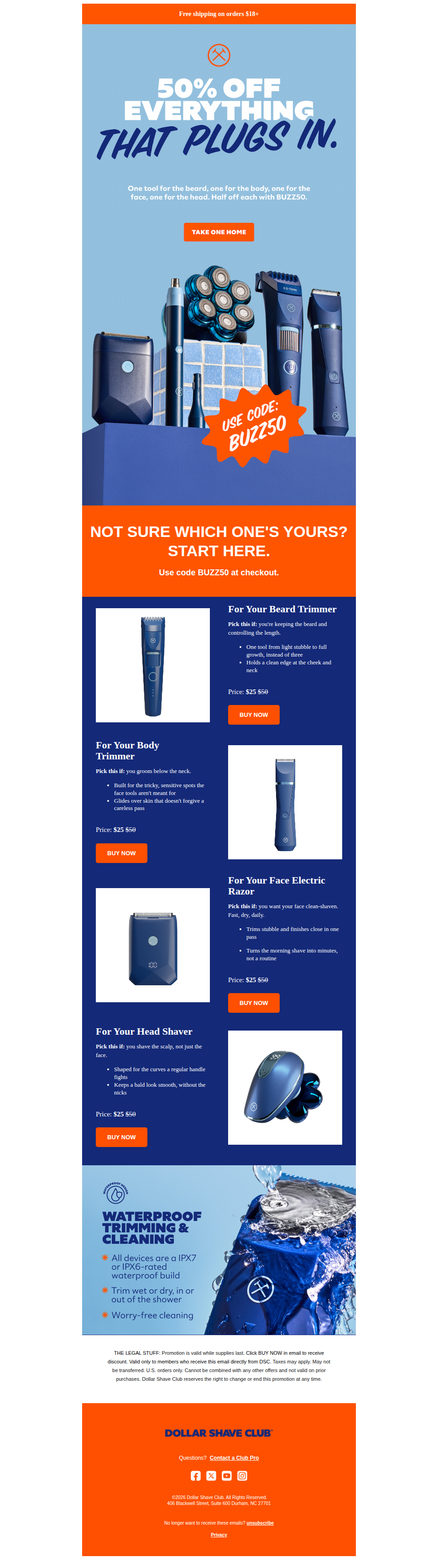 You have been meaning to get a trimmer.