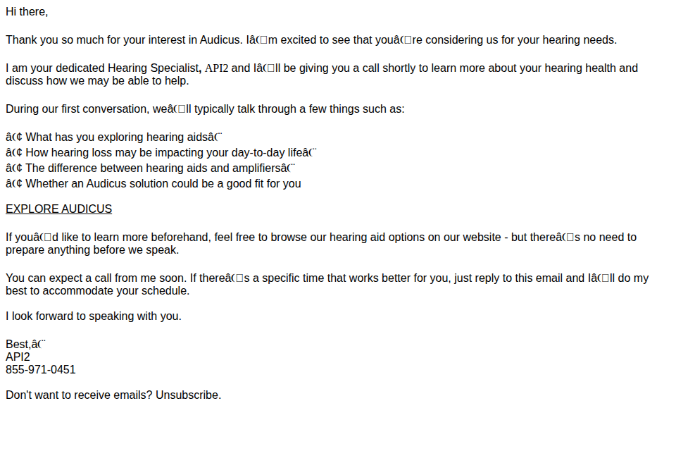 - I'm Your Hearing Expert from Audicus!