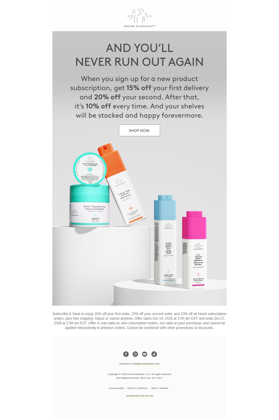 15% off, you say? Our Subscribe to Save Event starts now!