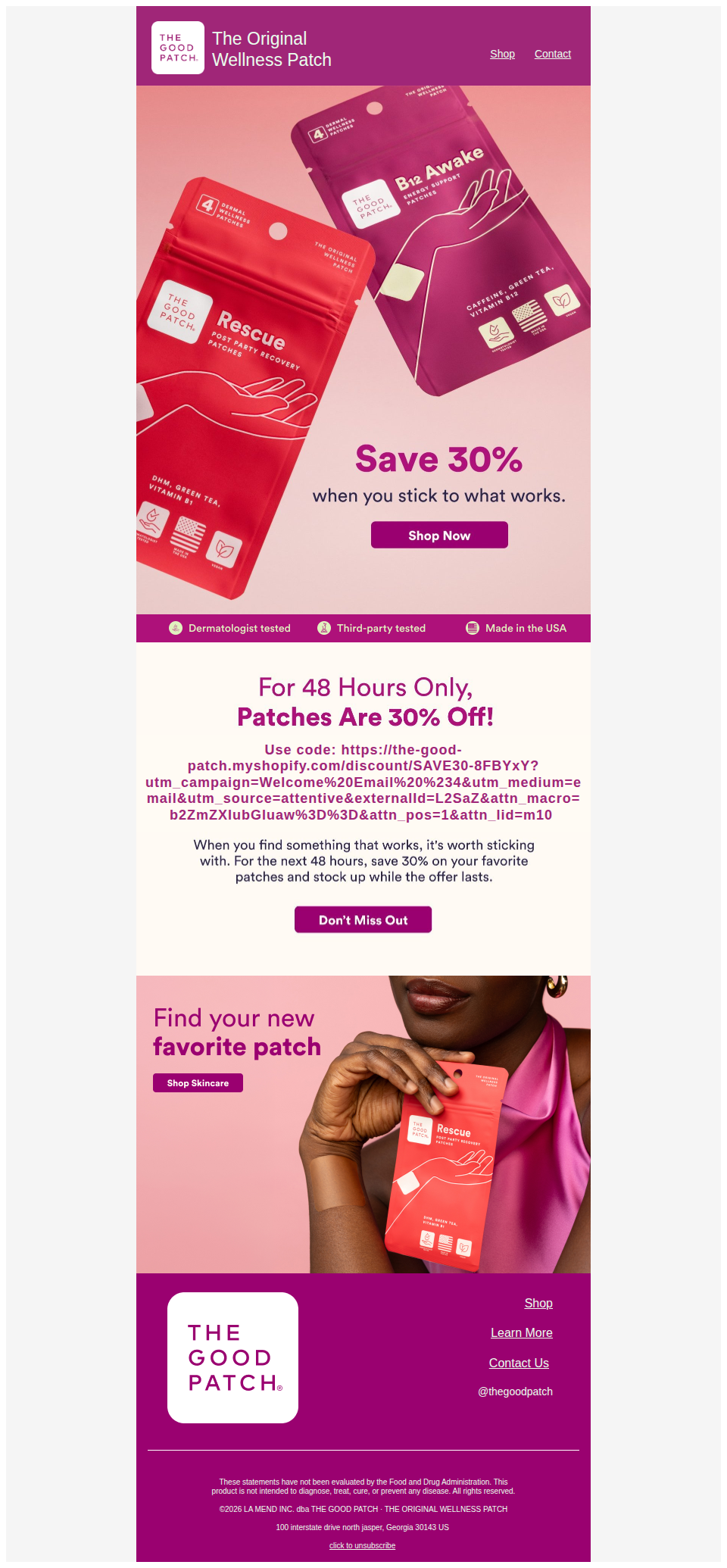 30% off ends soon
