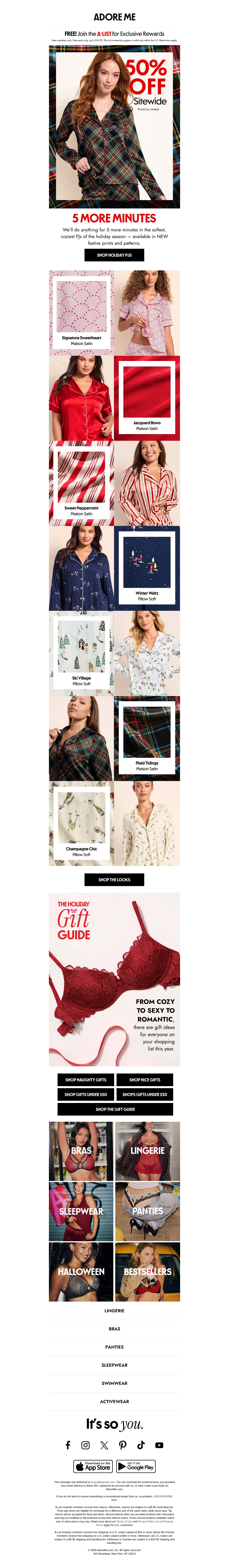 NEW PJS. FESTIVE PRINTS. 🎄