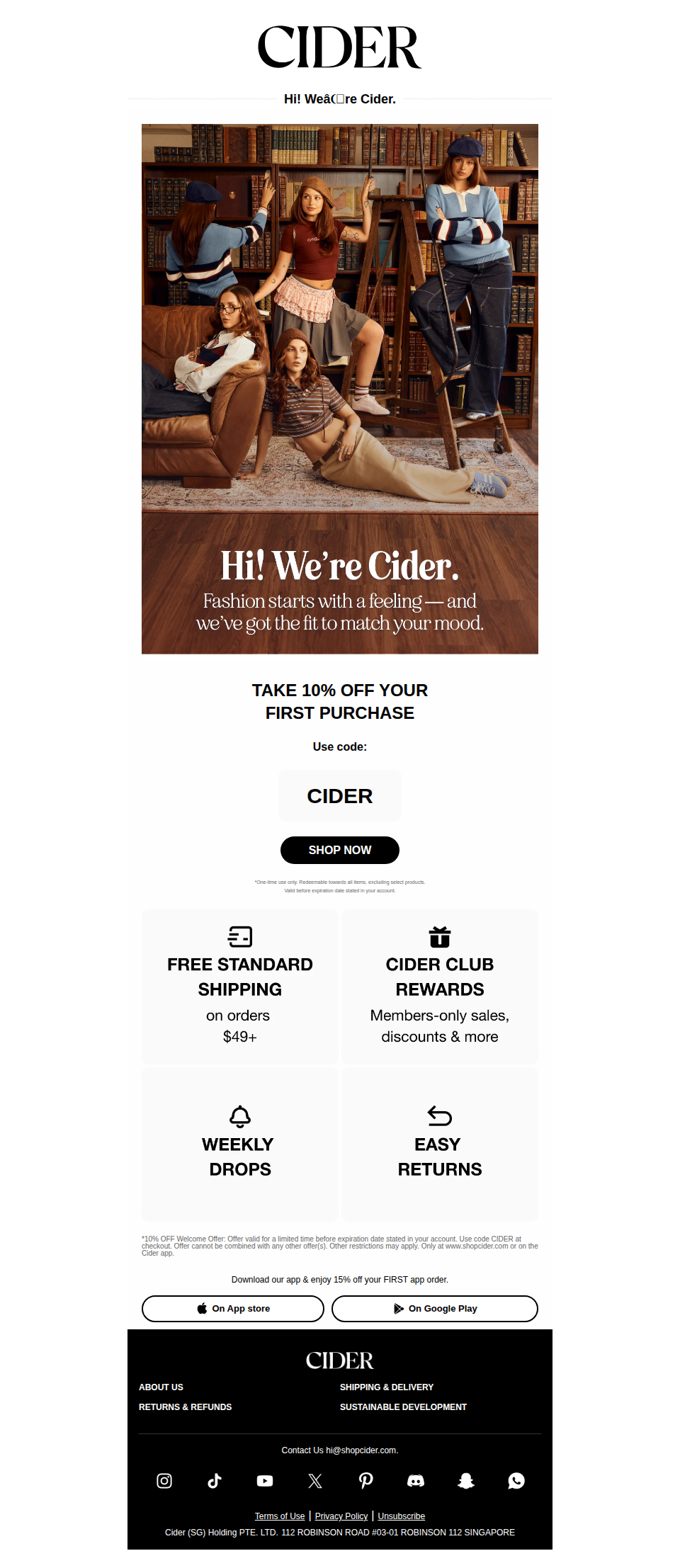 Welcome to Cider, Babe! 🍏