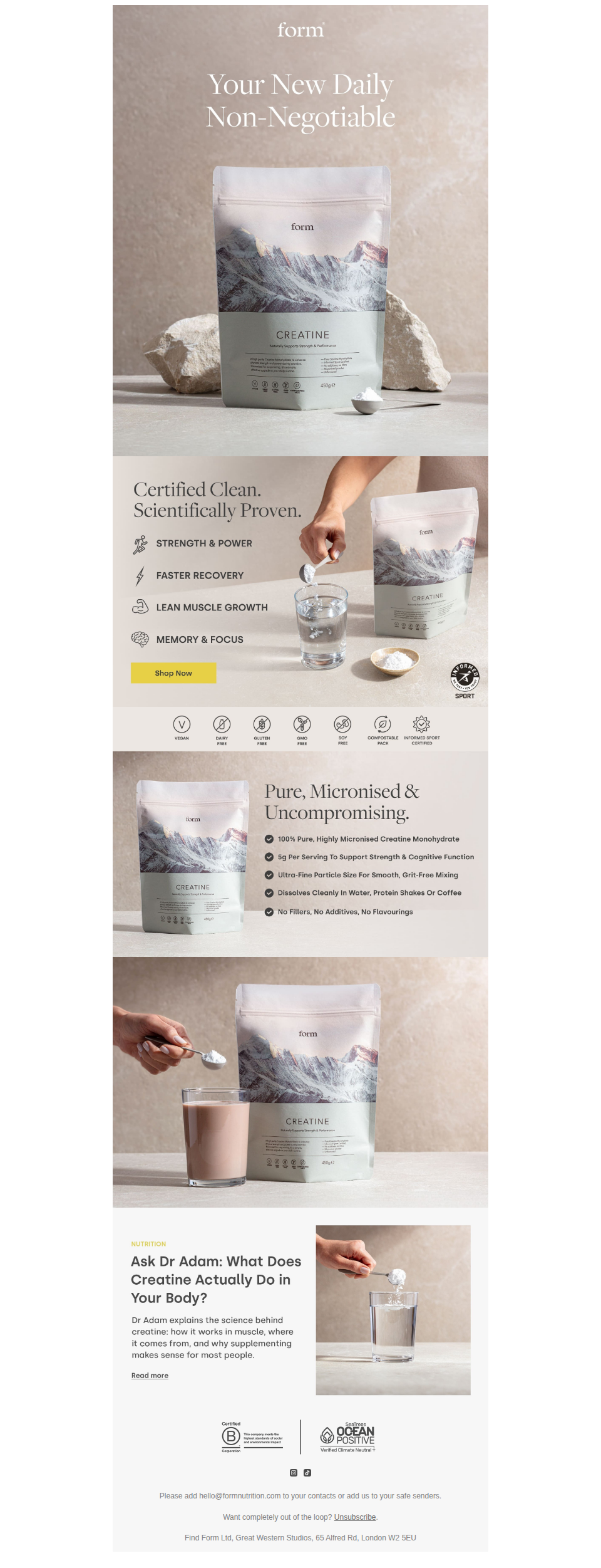 Form - Meet Form Creatine 