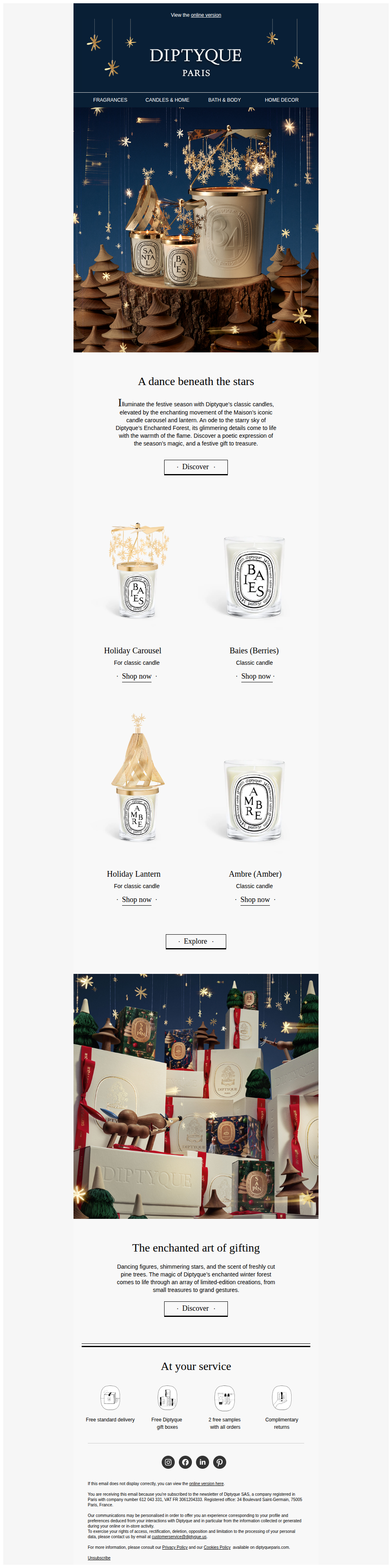 Illuminate the festive season with Diptyque