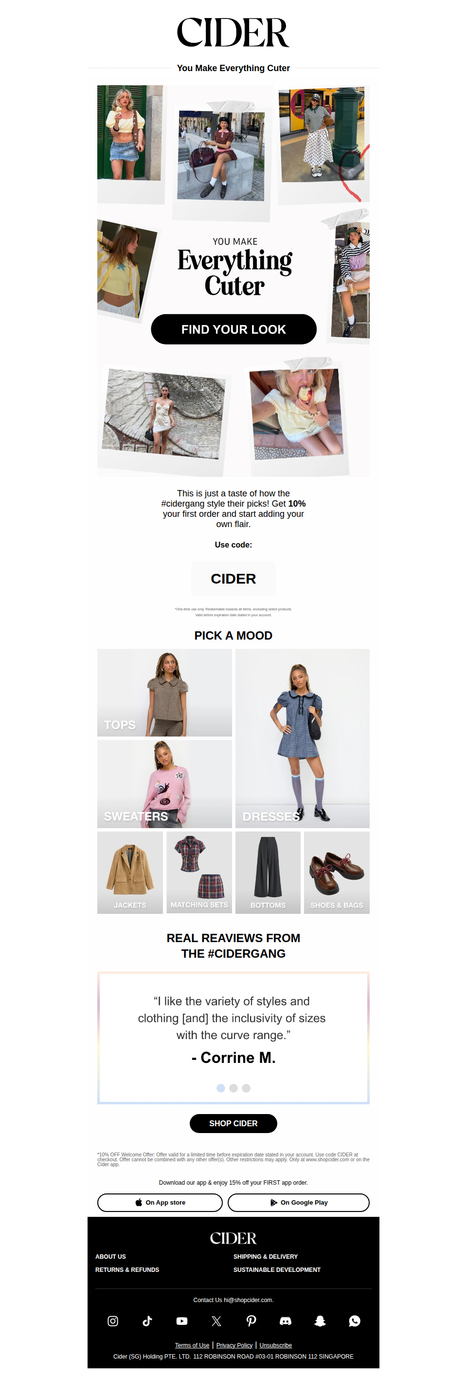 10% Your First Order?? LOVE. 😍