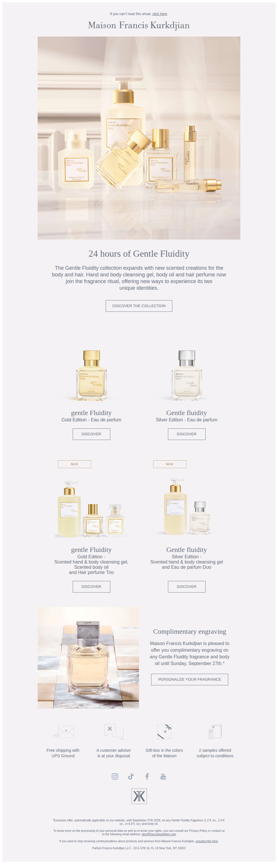 New scented rituals for Gentle Fluidity
