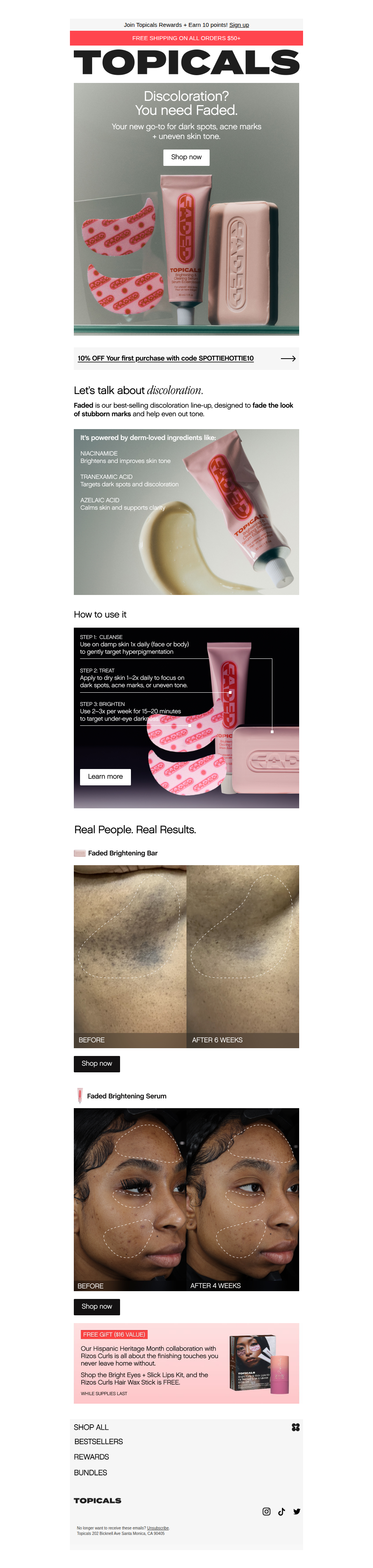 Dark spots and discoloration? 🍒