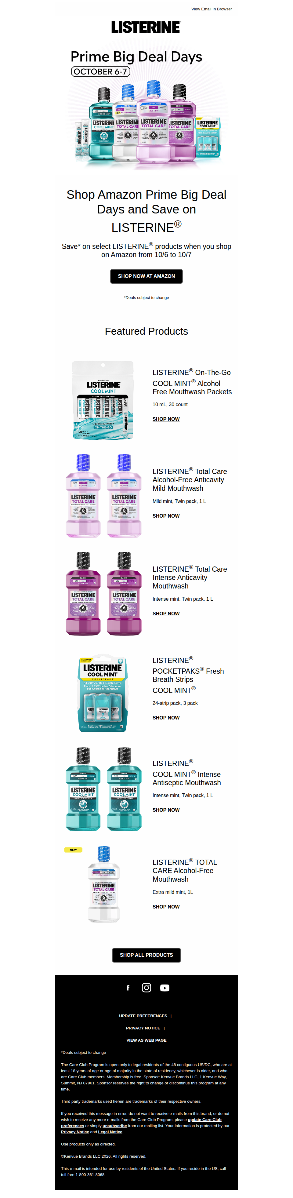 Jacqui, Amazon Prime Big Deal Days on select LISTERINE® Products 💰