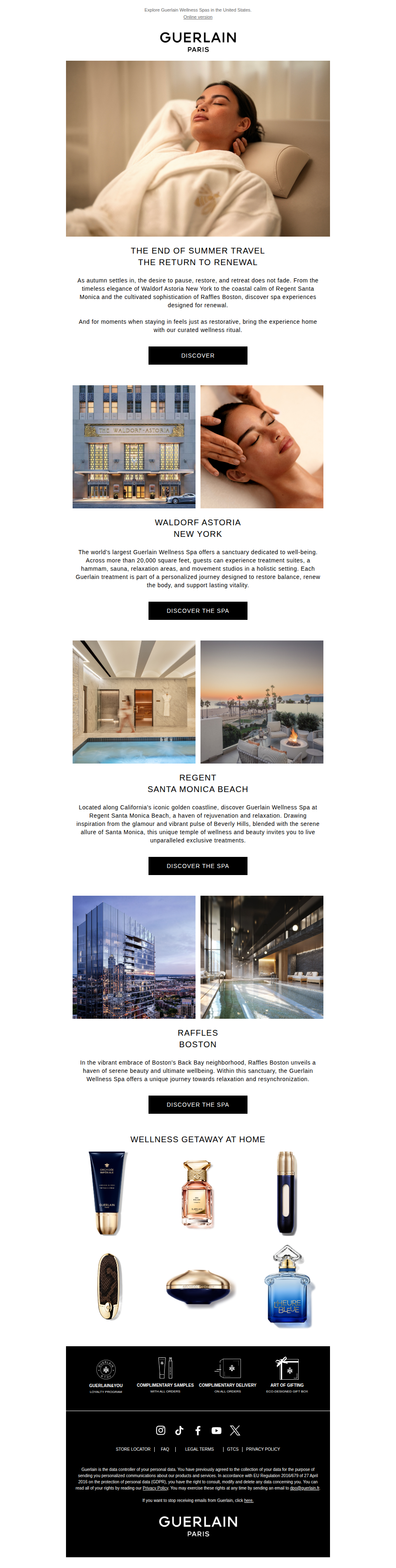 Wellness Destinations, Curated by Guerlain