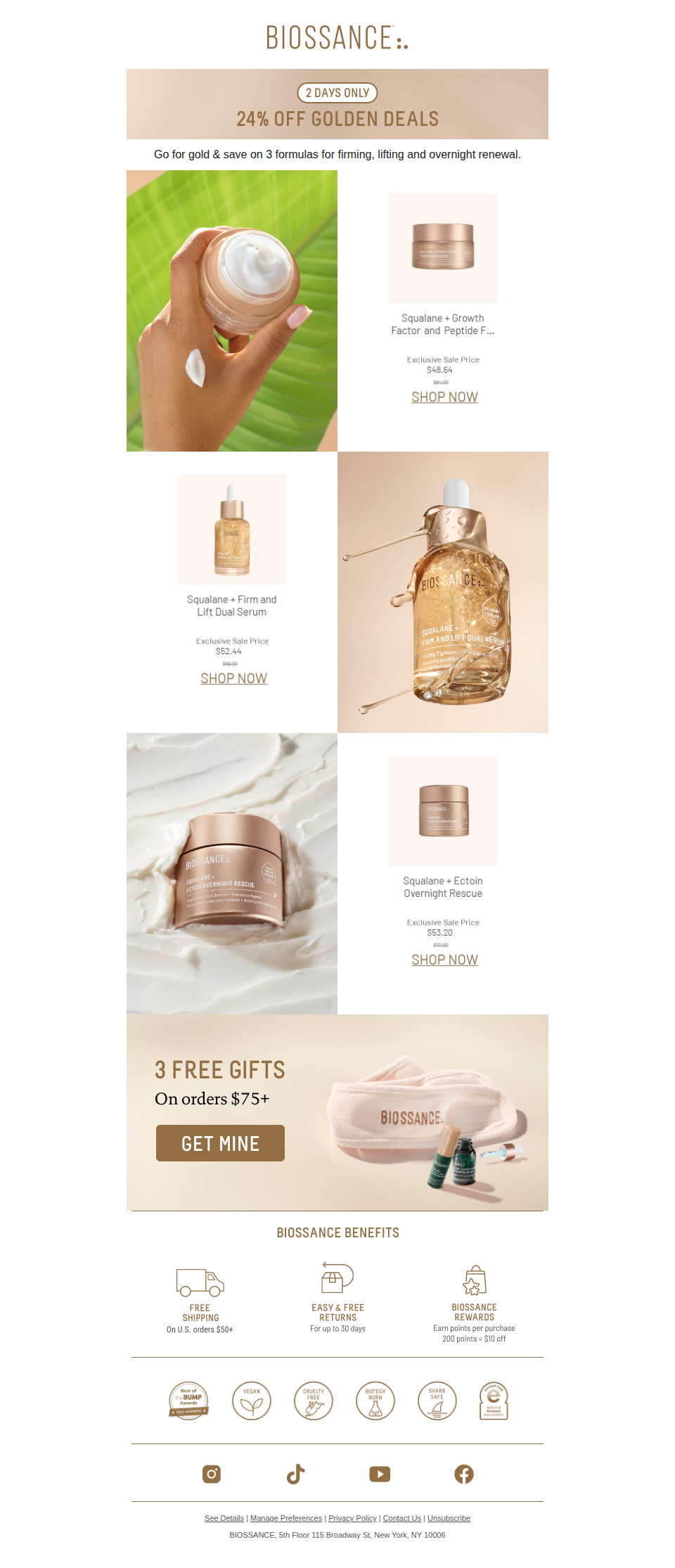 Feeling golden?✨ 24hrs left to save!