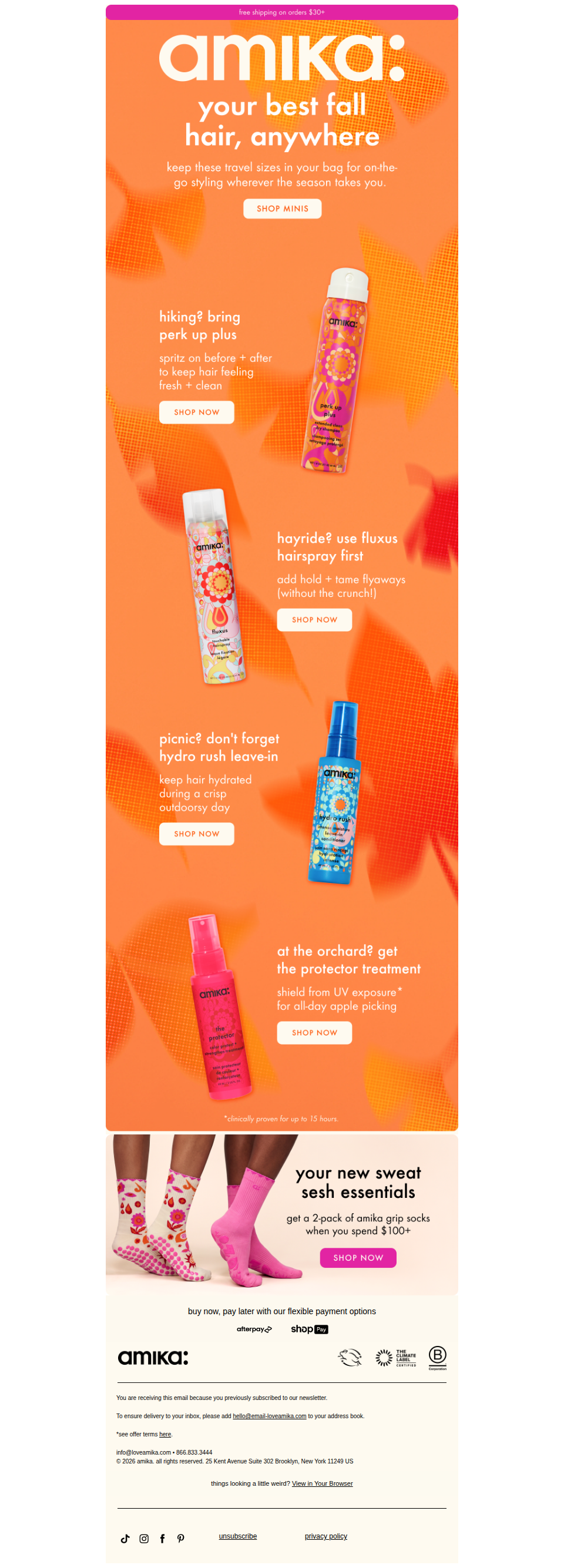 hair saviors for every fall activity 🍂