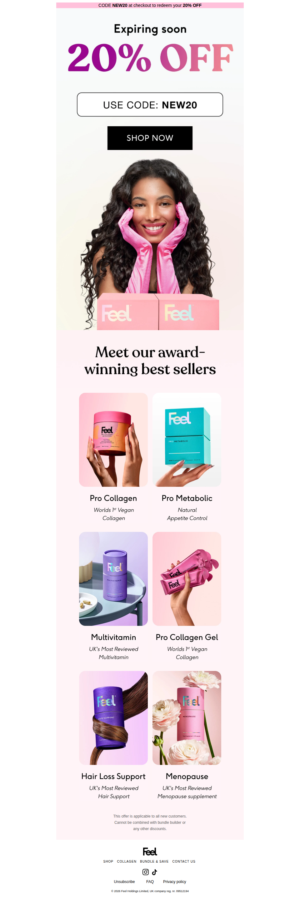 Don't forget you still have 20% OFF