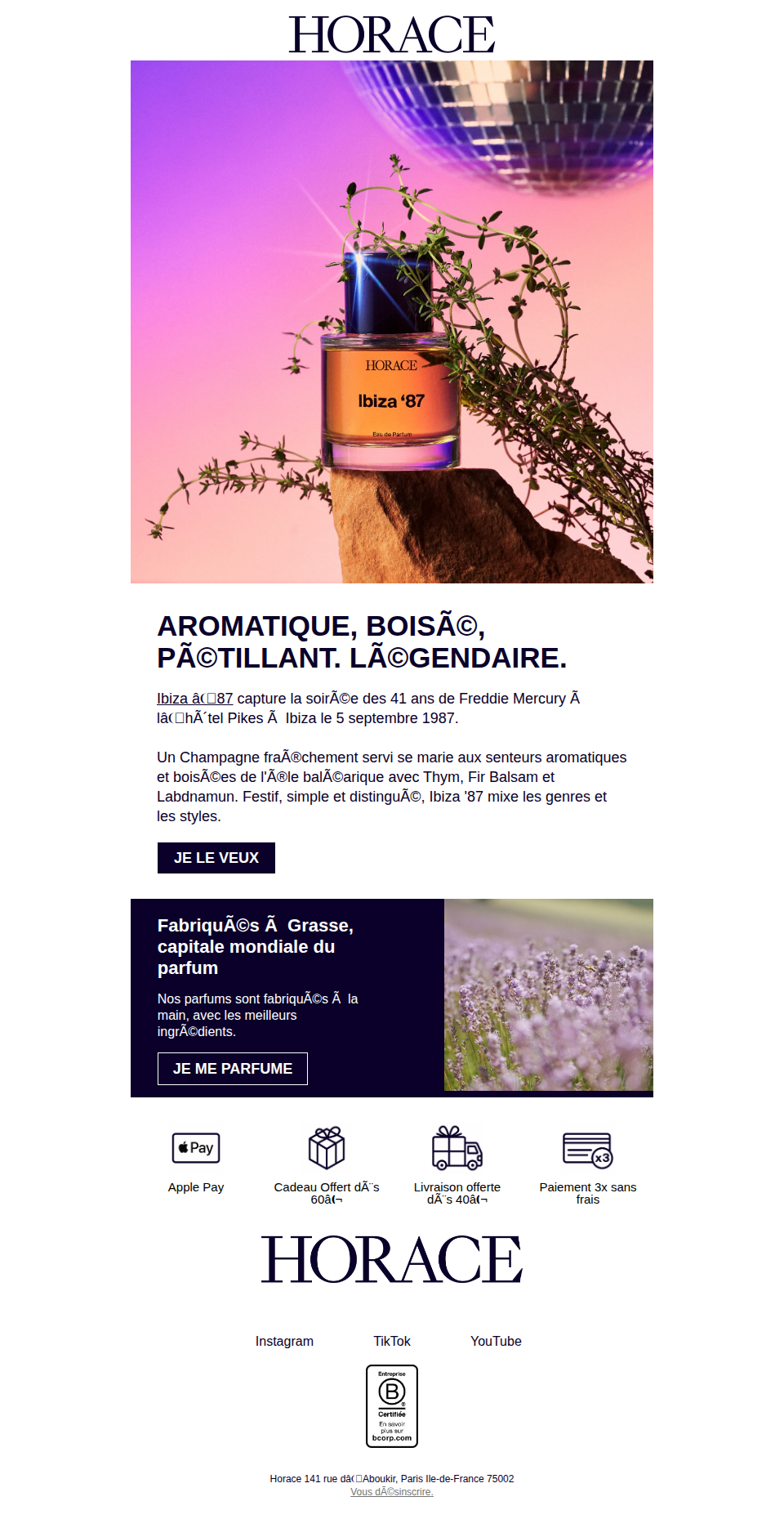 Nouveau parfum : Ibiza ‘87