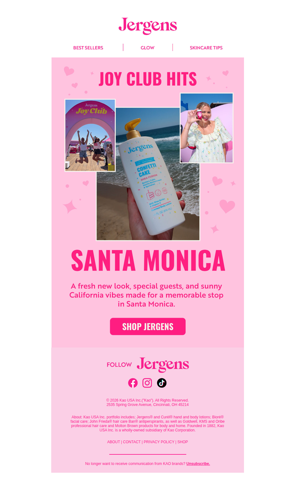 The Joy Club Hits Santa Monica