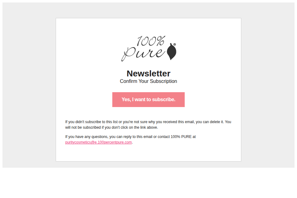 Confirm Your Subscription