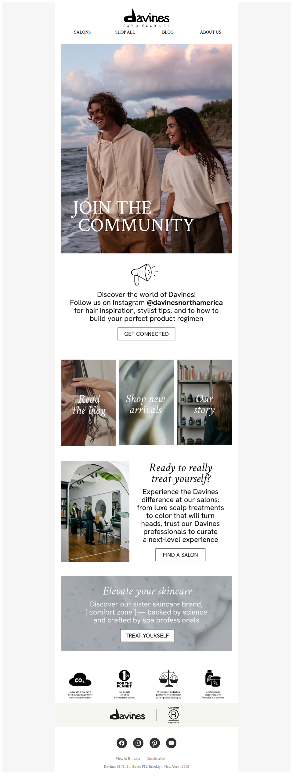 Join the Davines community 🌎