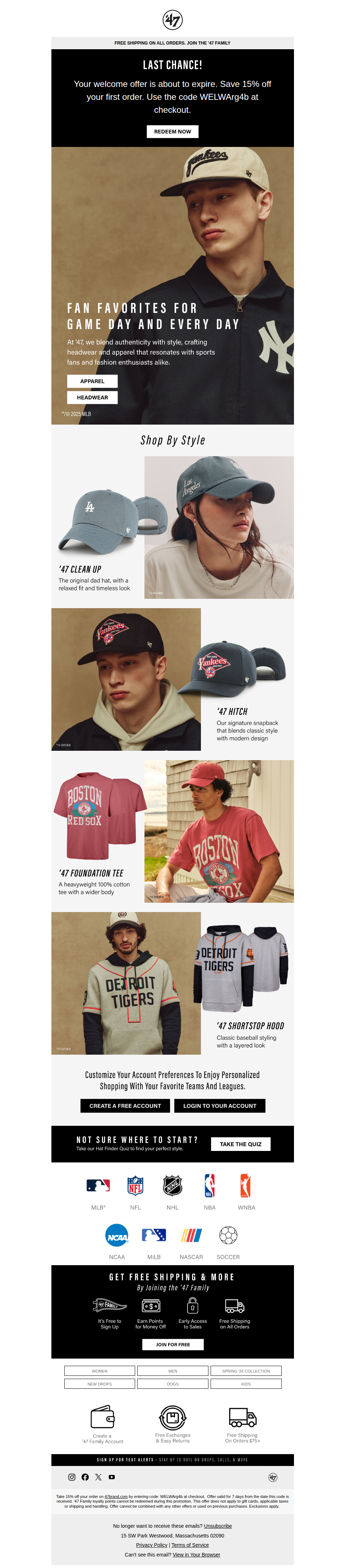 Don’t Miss 15% Off Your First Order