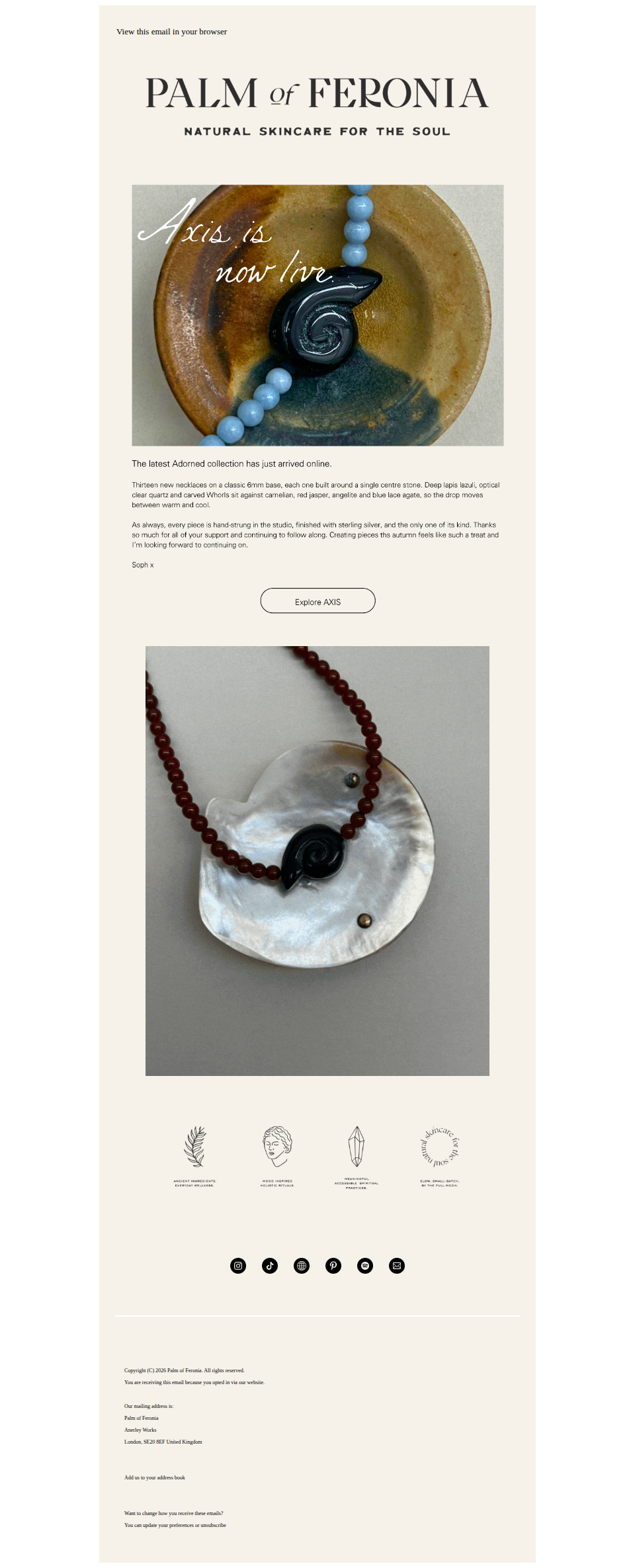 New in Adorned | Now live: Axis ꩜