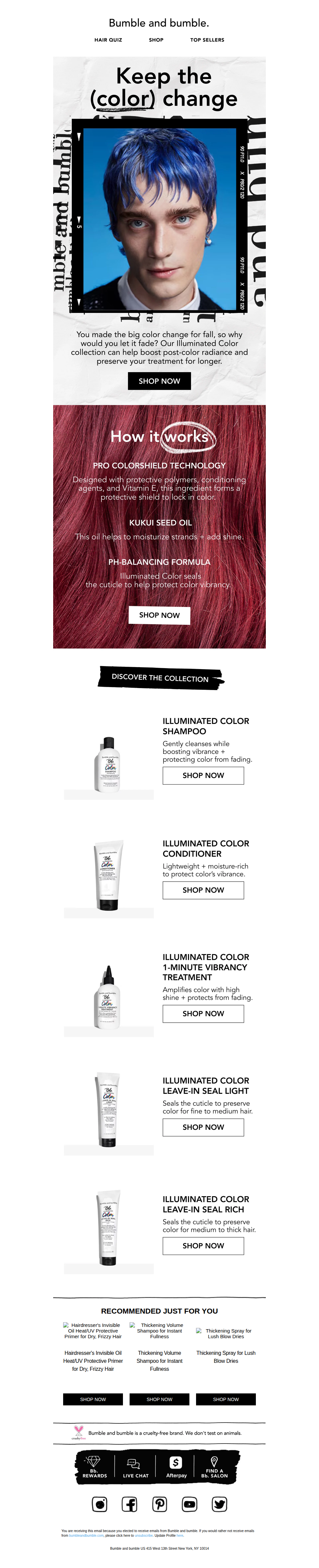 Fall isn’t the time for your color to fade.